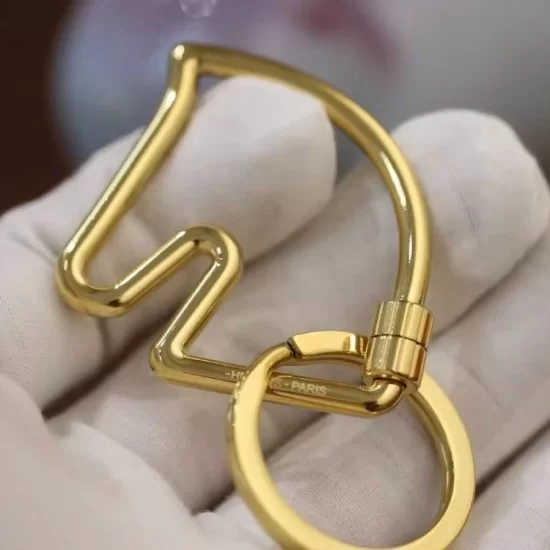 Hermes, Porte-cles, Cheval, Inox, keychain